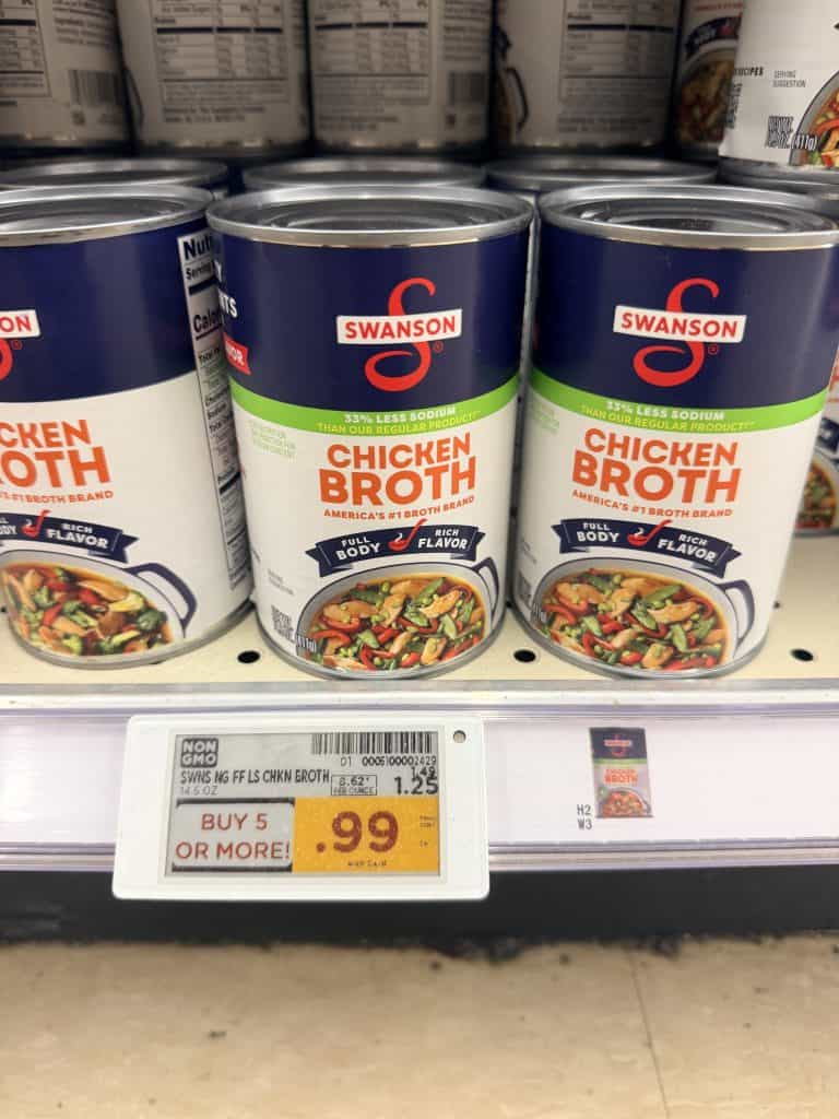 Swanson Broth Kroger Shelf Image