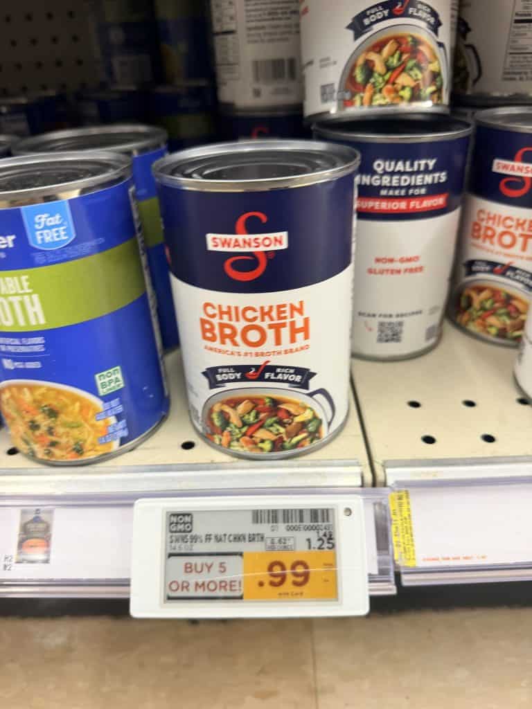Swanson Broth Kroger Shelf Image