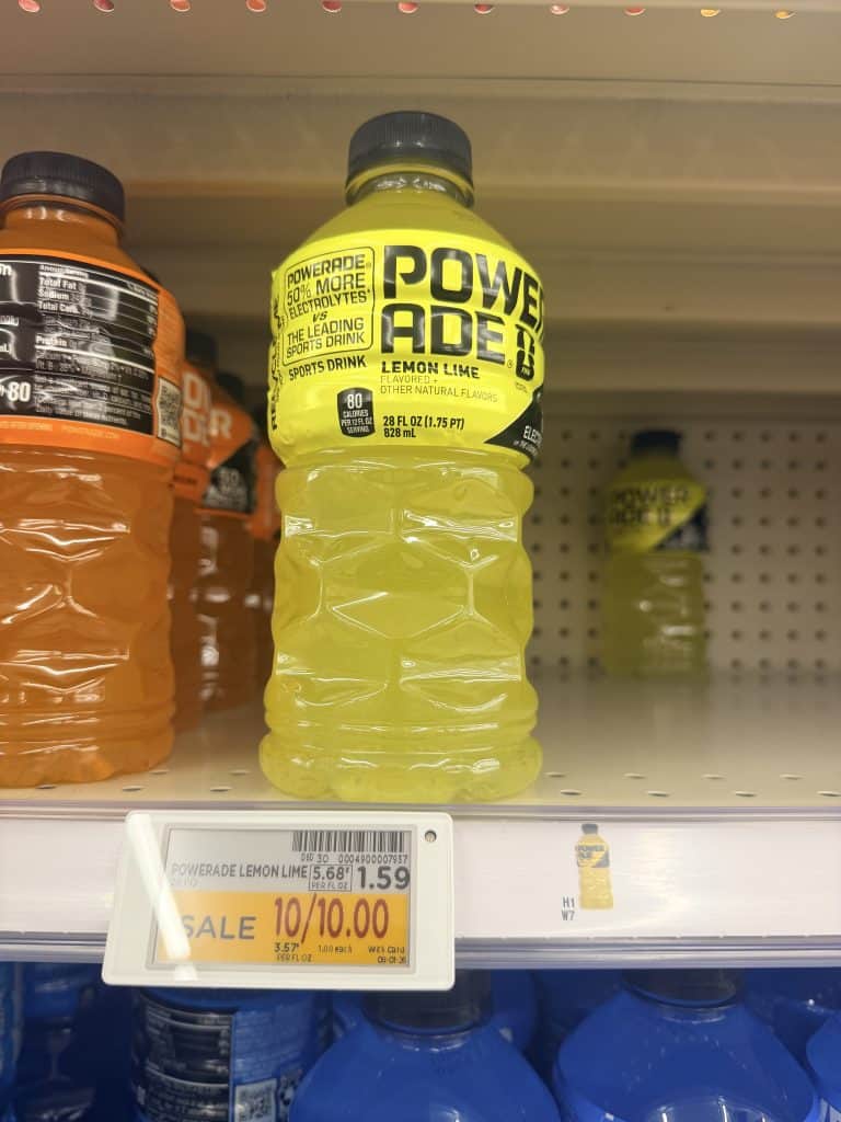 Powerade Drink Kroger Shelf Image