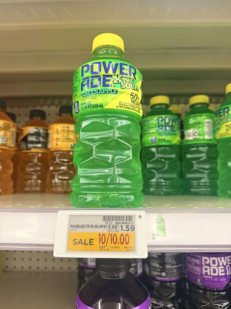 Powerade Drink Kroger Shelf Image