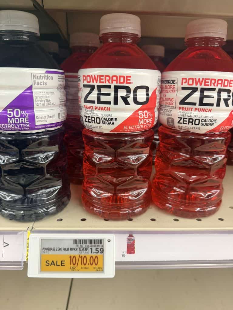 Powerade Drink Kroger Shelf Image