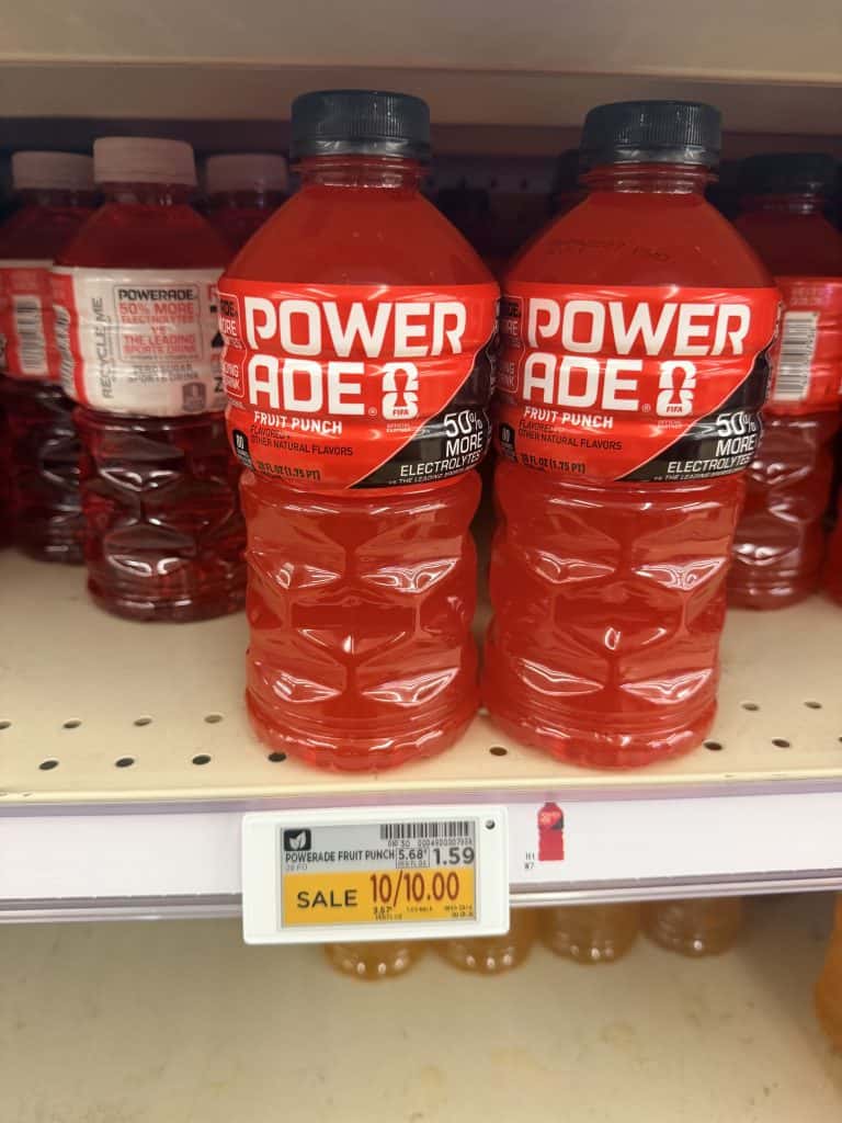 Powerade Drink Kroger Shelf Image