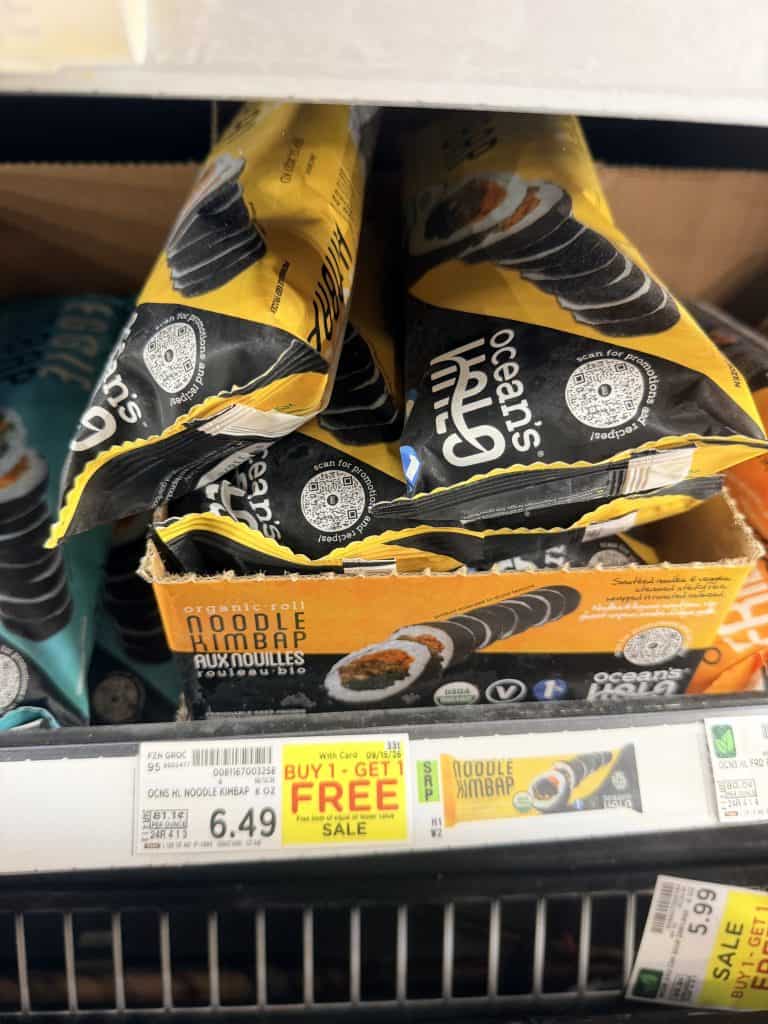 Ocean's Halo Kimbap Kroger shelf image