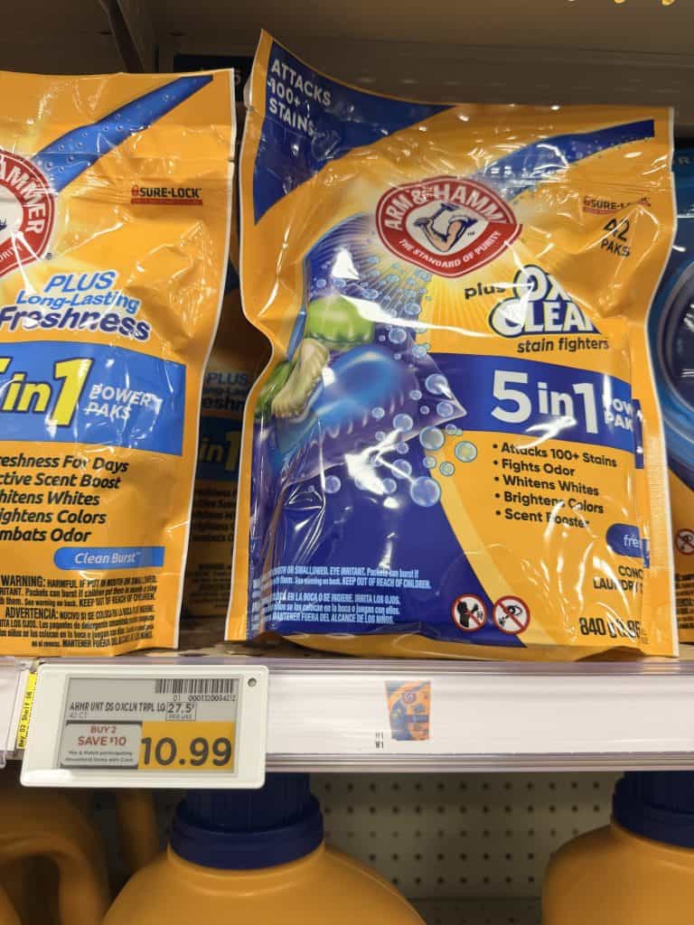 Arm & Hammer Laundry Detergent Kroger Shelf Image