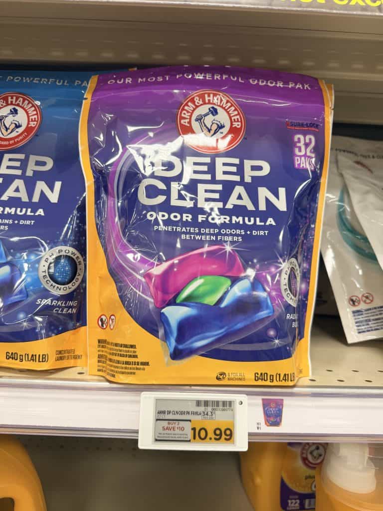 Arm & Hammer Laundry Detergent Kroger Shelf Image
