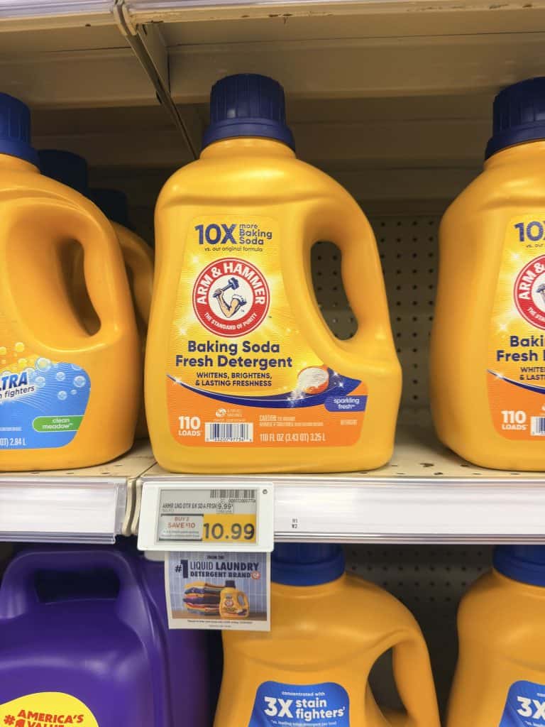 Arm & Hammer Laundry Detergent Kroger Shelf Image