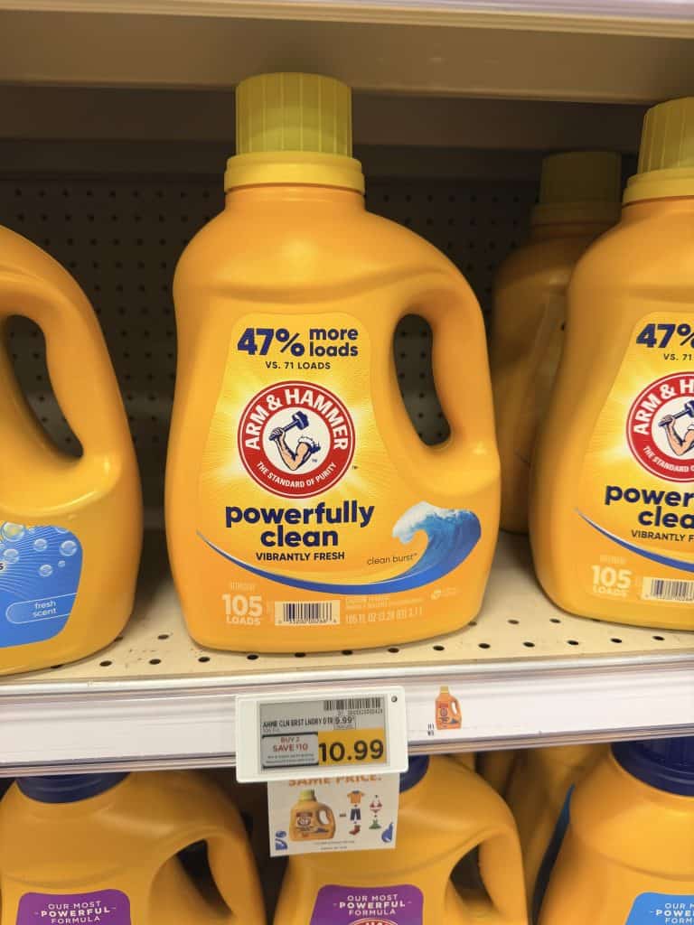 Arm & Hammer Laundry Detergent Kroger Shelf Image