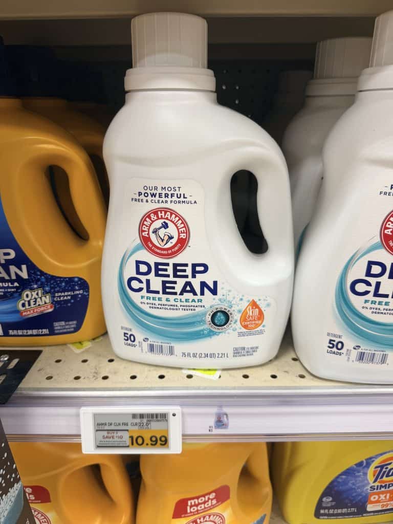 Arm & Hammer Laundry Detergent Kroger Shelf Image