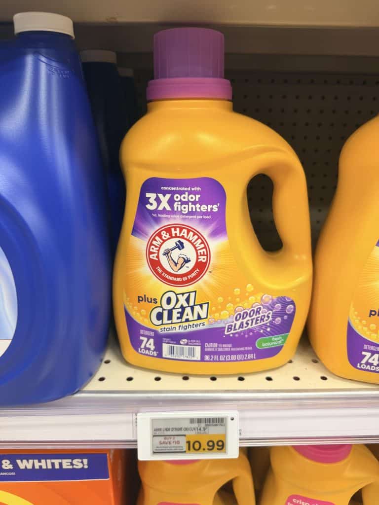 Arm & Hammer Laundry Detergent Kroger Shelf Image