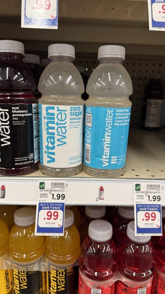 Vitamin Water Kroger Shelf Image