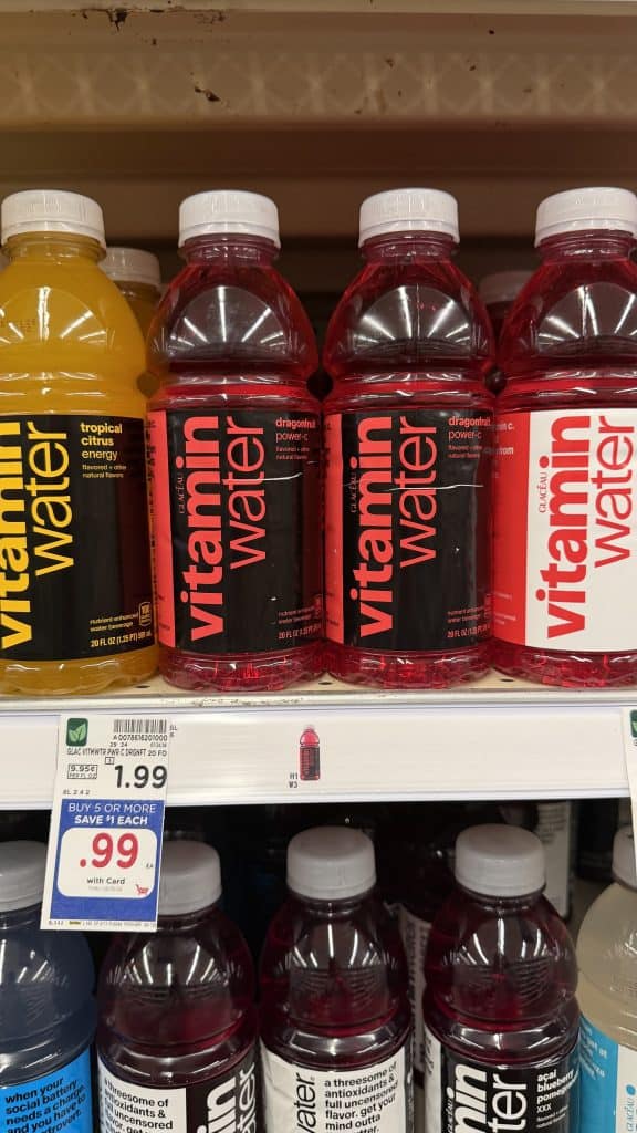 Vitamin Water Kroger Shelf Image