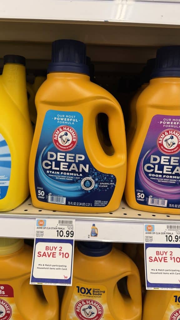 Arm & Hammer Laundry Detergent Kroger Shelf Image