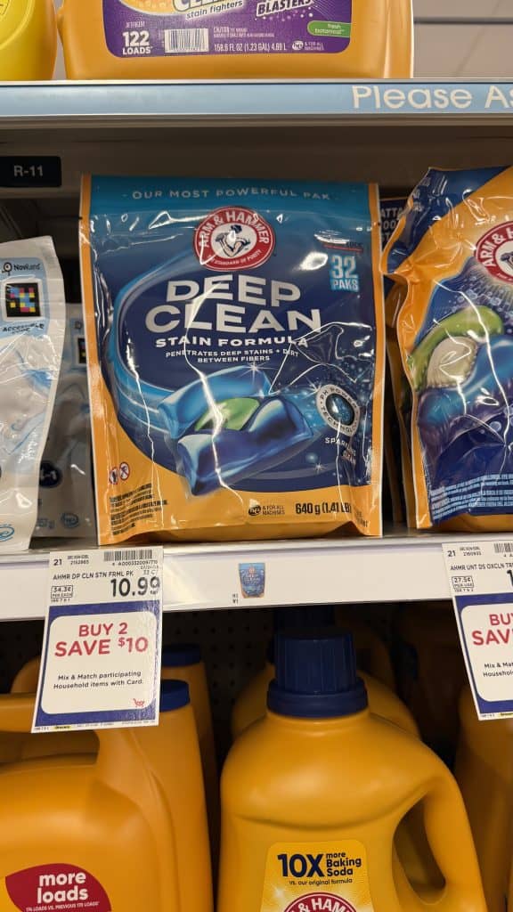 Arm & Hammer Laundry Detergent Kroger Shelf Image