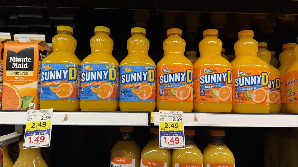 SunnyD Kroger Shelf image