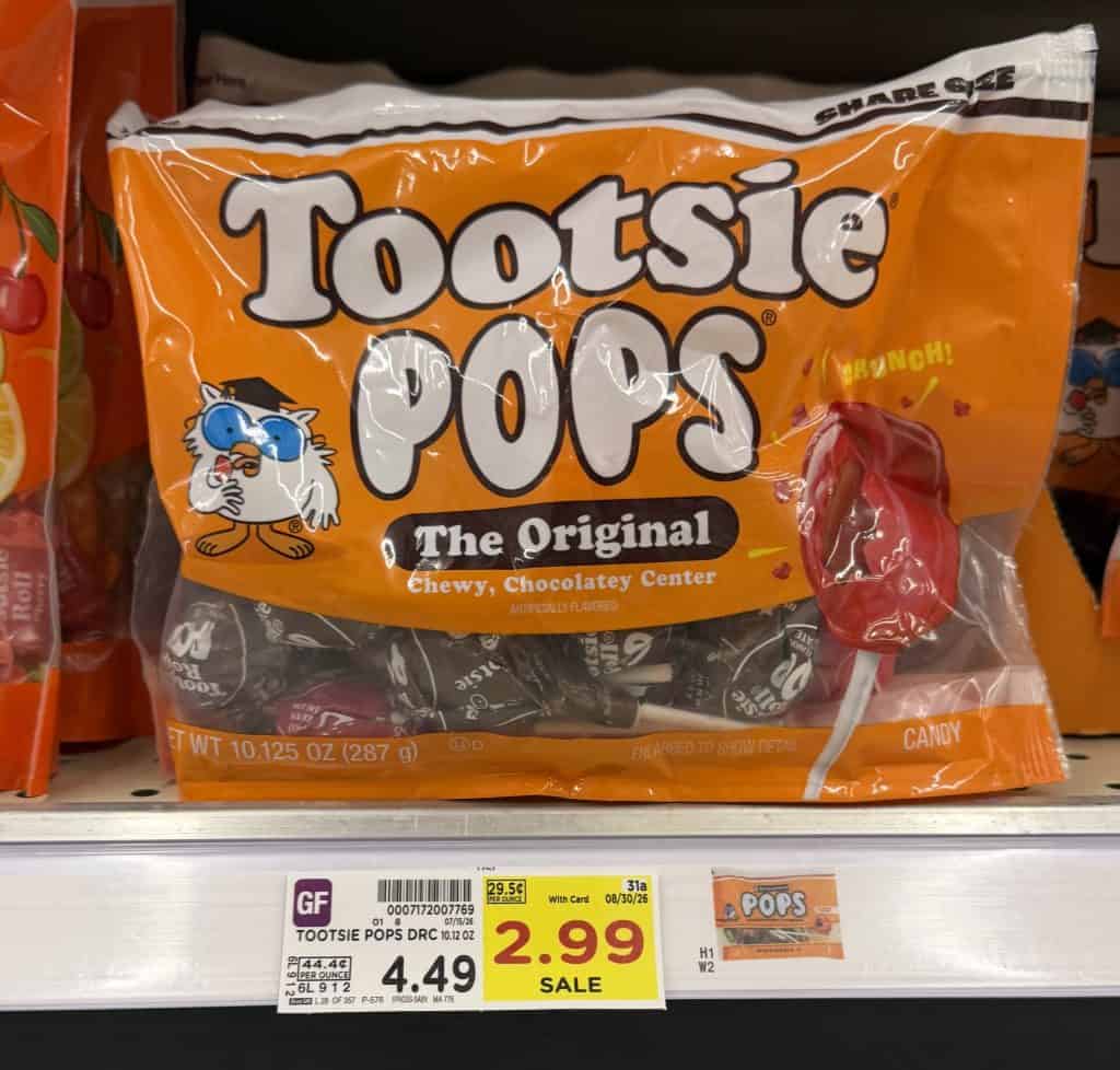 Tootsie Pops Kroger Shelf image