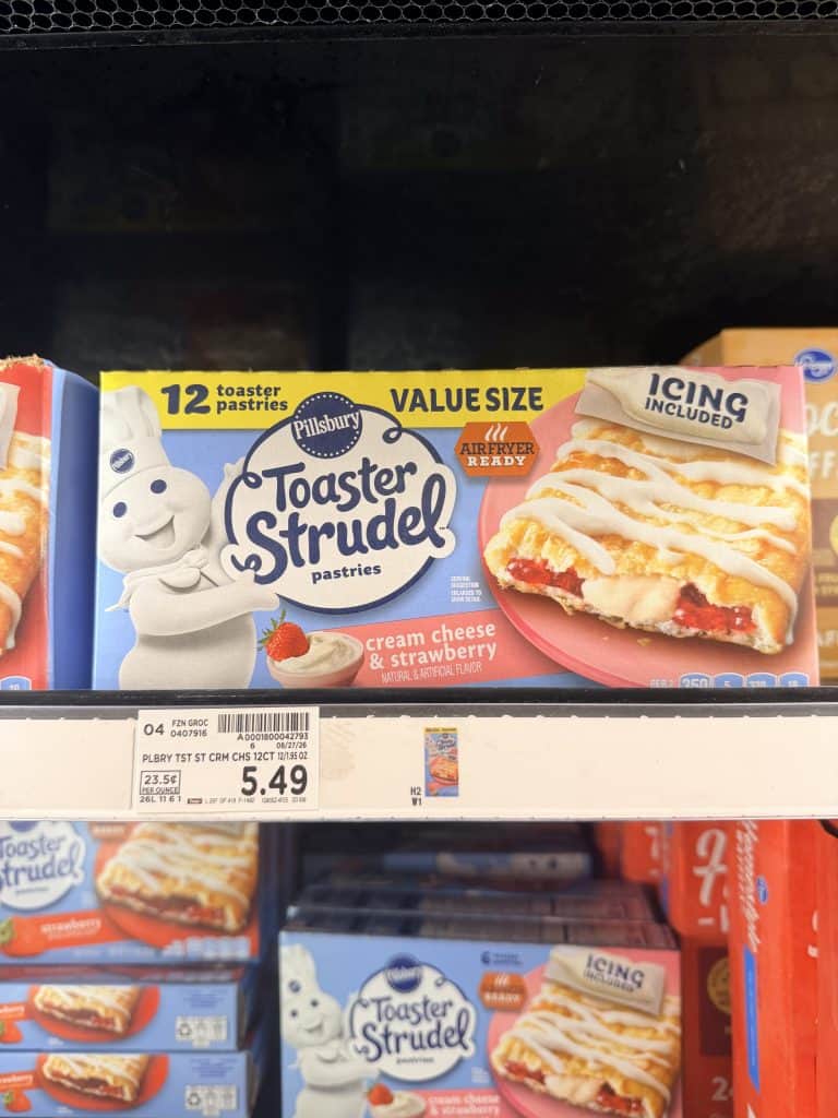 Toaster Strudel Kroger Shelf Image