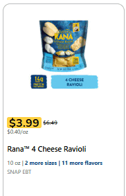 Rana Pasta Kroger Shelf Image