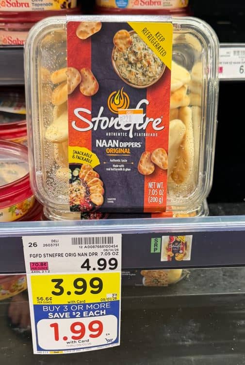 Stonefire Naan Dippers Kroger Shelf Image