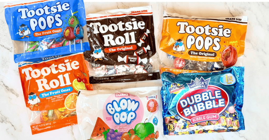 Tootsie and Dubble Bubble and Blow Pop Kroger