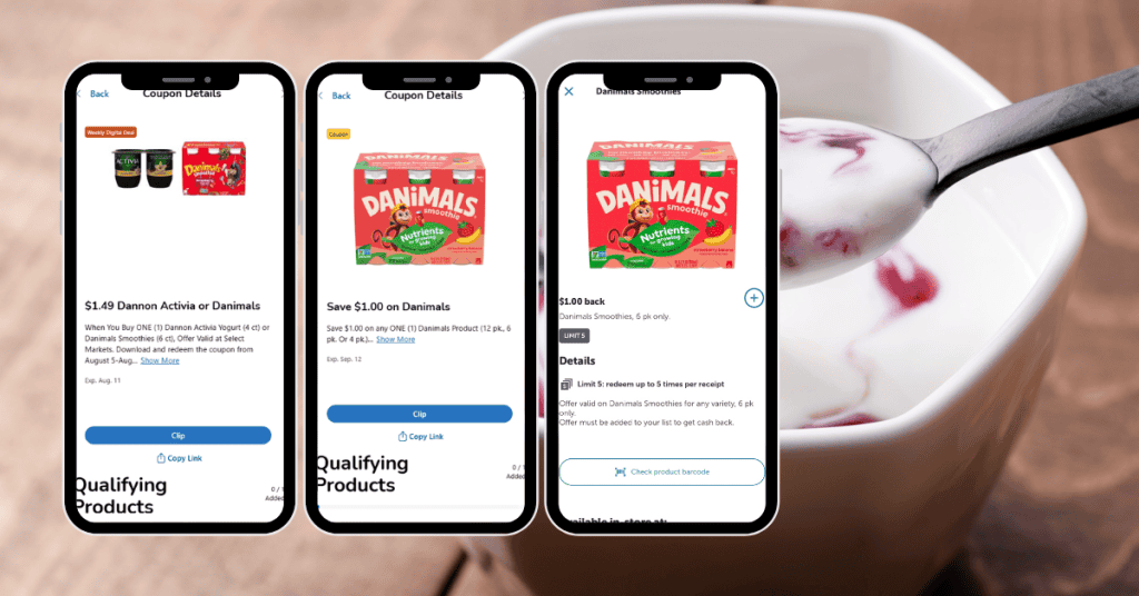 danimals and activia