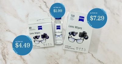 Zeiss Lens Wipes and Cleaner Kroger Krazy (1)