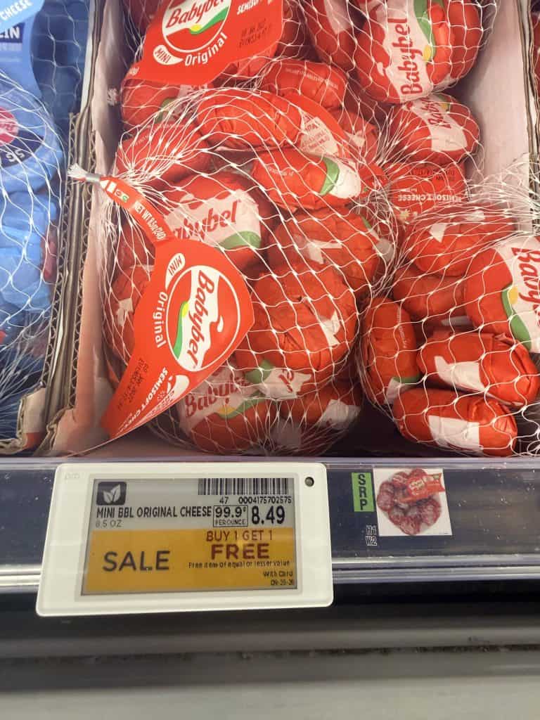babybel cheese kroger shelf image (1)