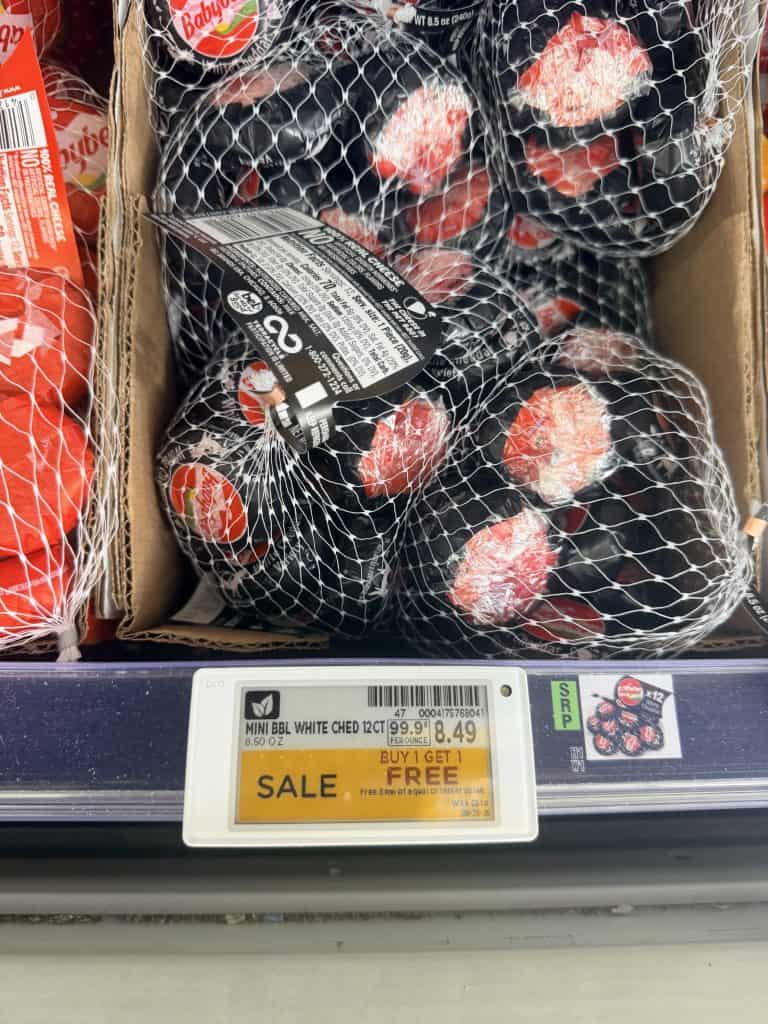 babybel cheese kroger shelf image (1)