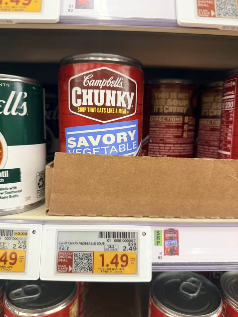 campbell's chunky soup kroger shelf image (2)