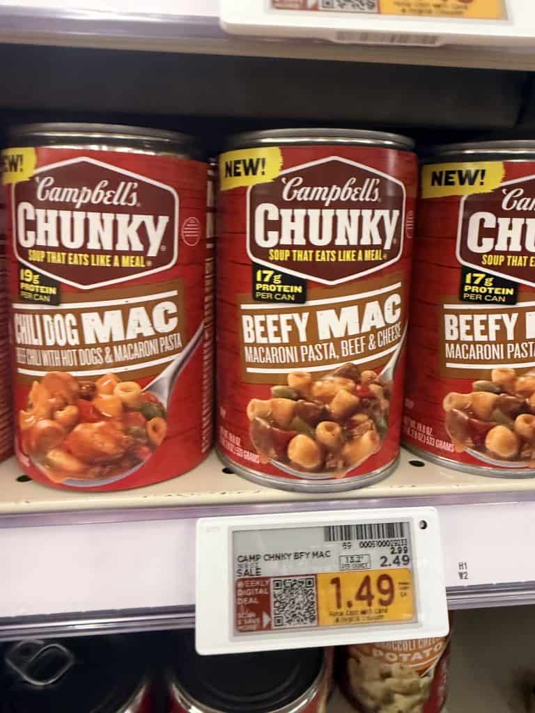 campbell's chunky soup kroger shelf image (2)