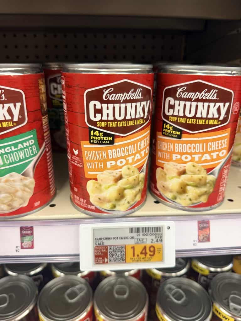 campbell's chunky soup kroger shelf image (2)