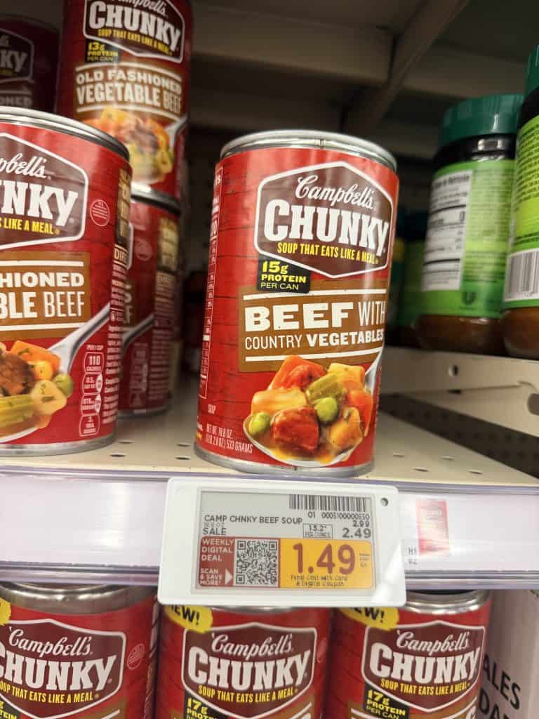 campbell's chunky soup kroger shelf image (2)