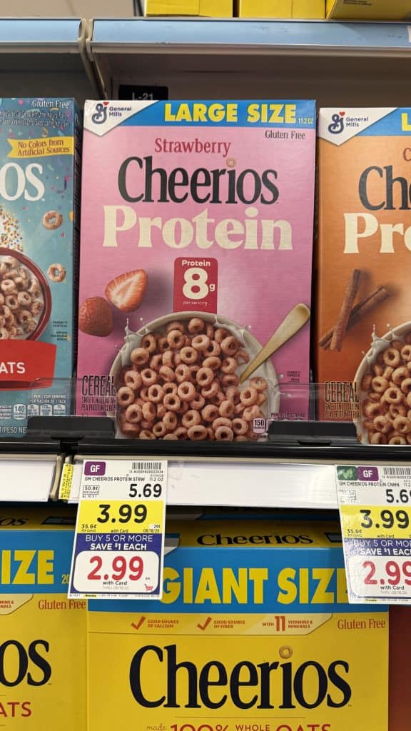 cheerios protein kroger shelf image (1)