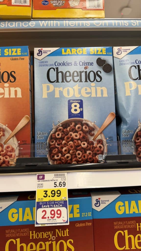 cheerios protein kroger shelf image (1)