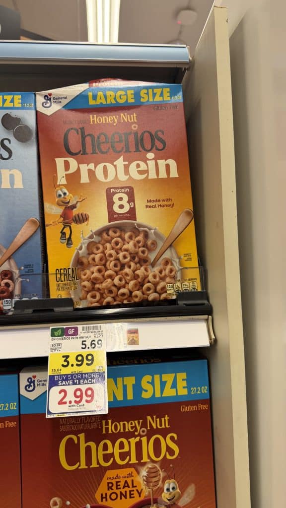 cheerios protein kroger shelf image (1)