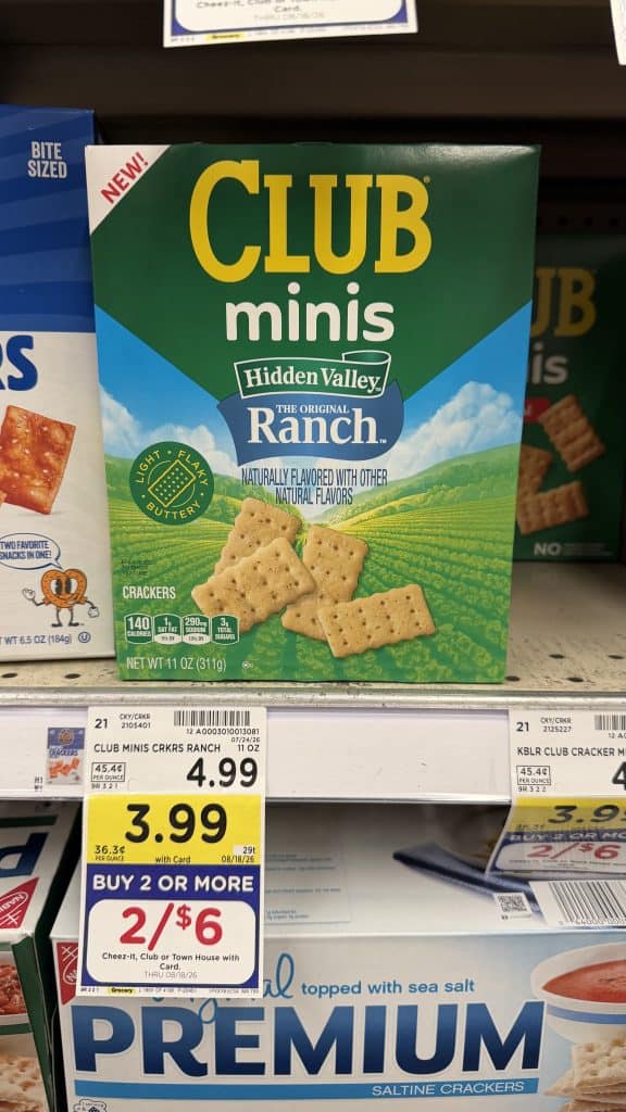 club minis kroger shelf image