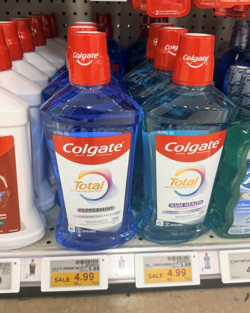 colgate mouthwash kroger shelf image