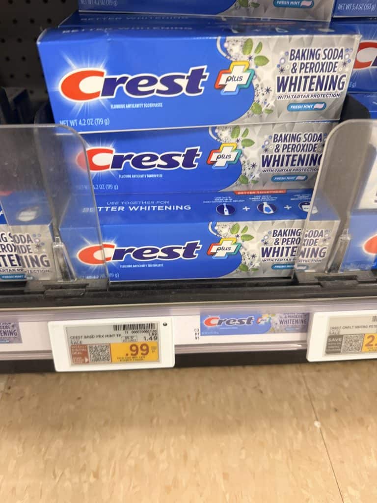 crest toothpaste kroger shelf image(1)