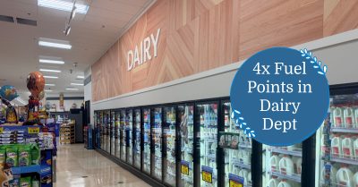 dairy dep 4x fuel points kroger krazy