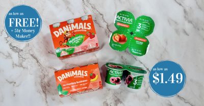 danimals and activia kroger shelf image