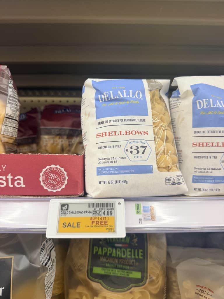 delallo pasta kroger shelf image (1)