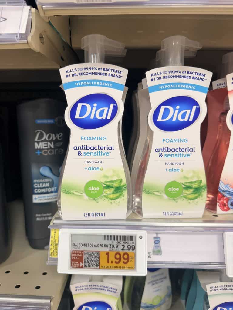 dial hand soap kroger shelf image (1)