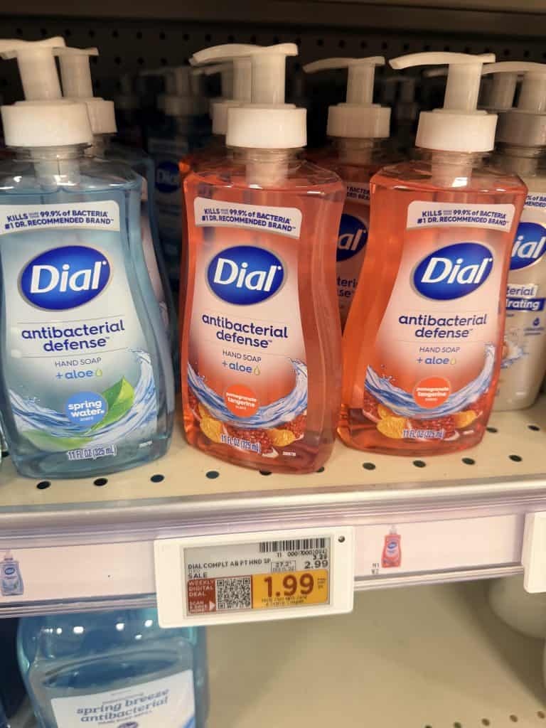 dial hand soap kroger shelf image (1)
