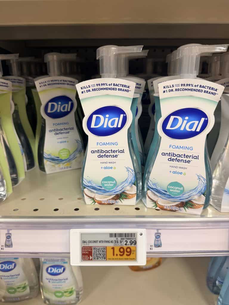 dial hand soap kroger shelf image (1)