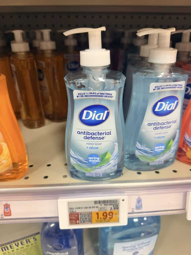 dial hand soap kroger shelf image (1)