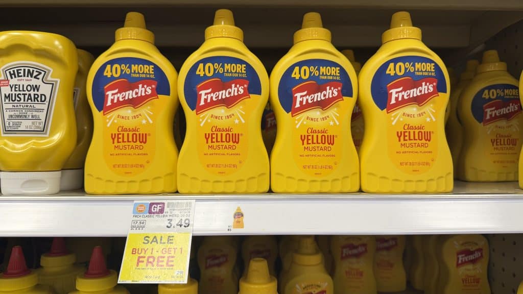 french's mustard kroger shelf image