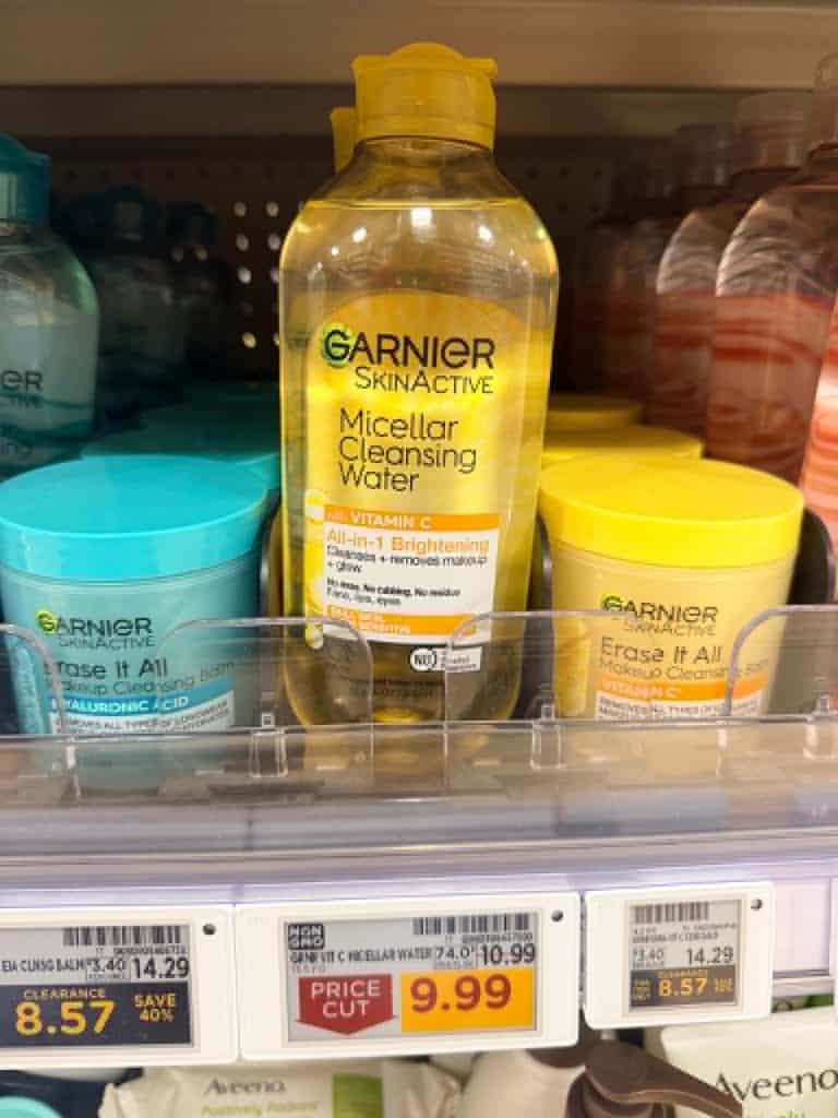 garnier micellar water kroger shelf image (5)