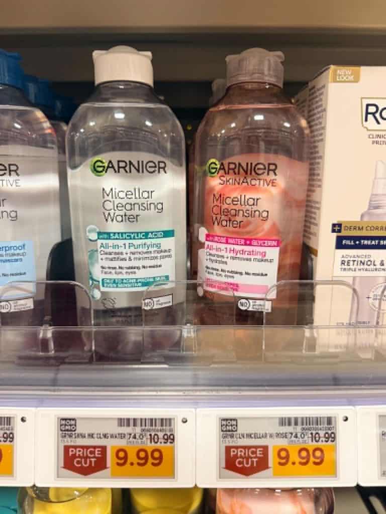 garnier micellar water kroger shelf image (5)