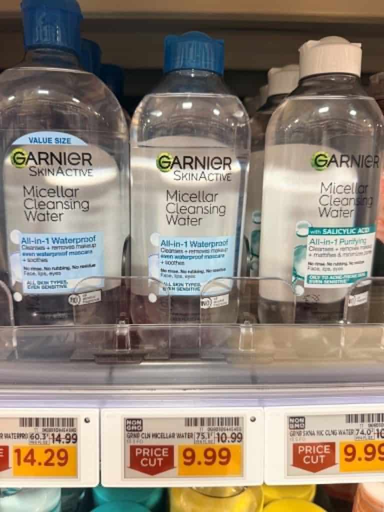 garnier micellar water kroger shelf image (5)
