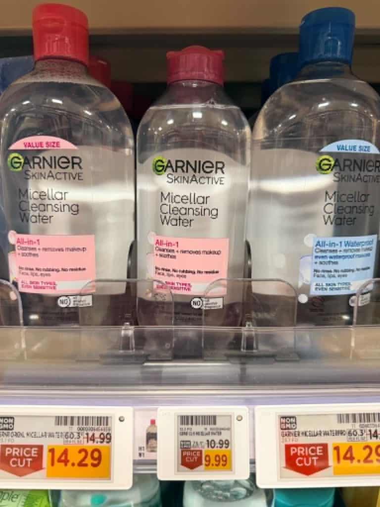 garnier micellar water kroger shelf image (5)