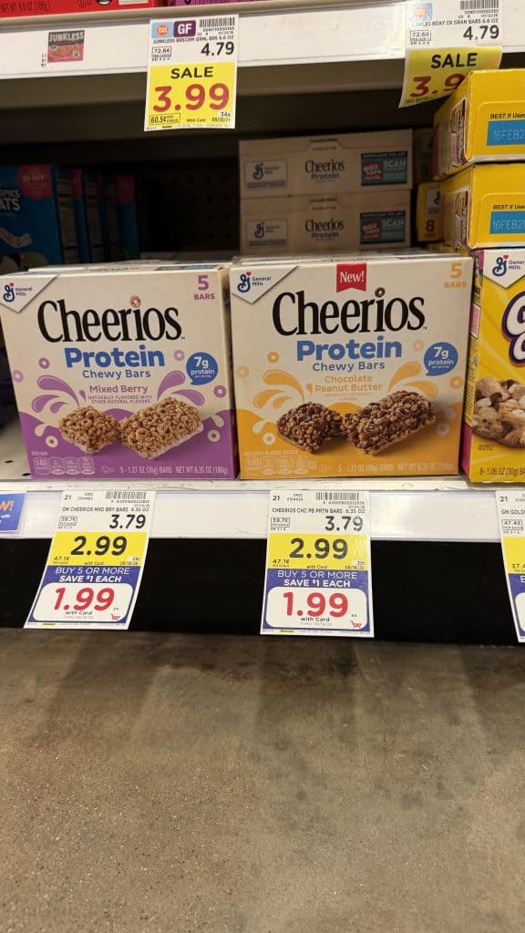 gm cereal bars kroger shelf image (4)